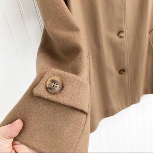 Pendleton Vintage Camel Wool Coat Jacket, 14 - Picture 3 of 6